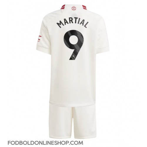 Manchester United Anthony Martial #9 Tredje trøje Børn 2023-24 Kortærmet (+ Korte bukser)